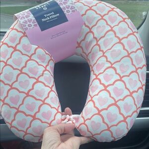 Roller Rabbit Heart Neck Pillow
